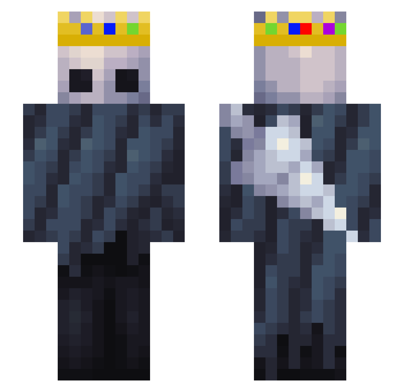 Sky_Lord64 Minecraft skin, front and back view