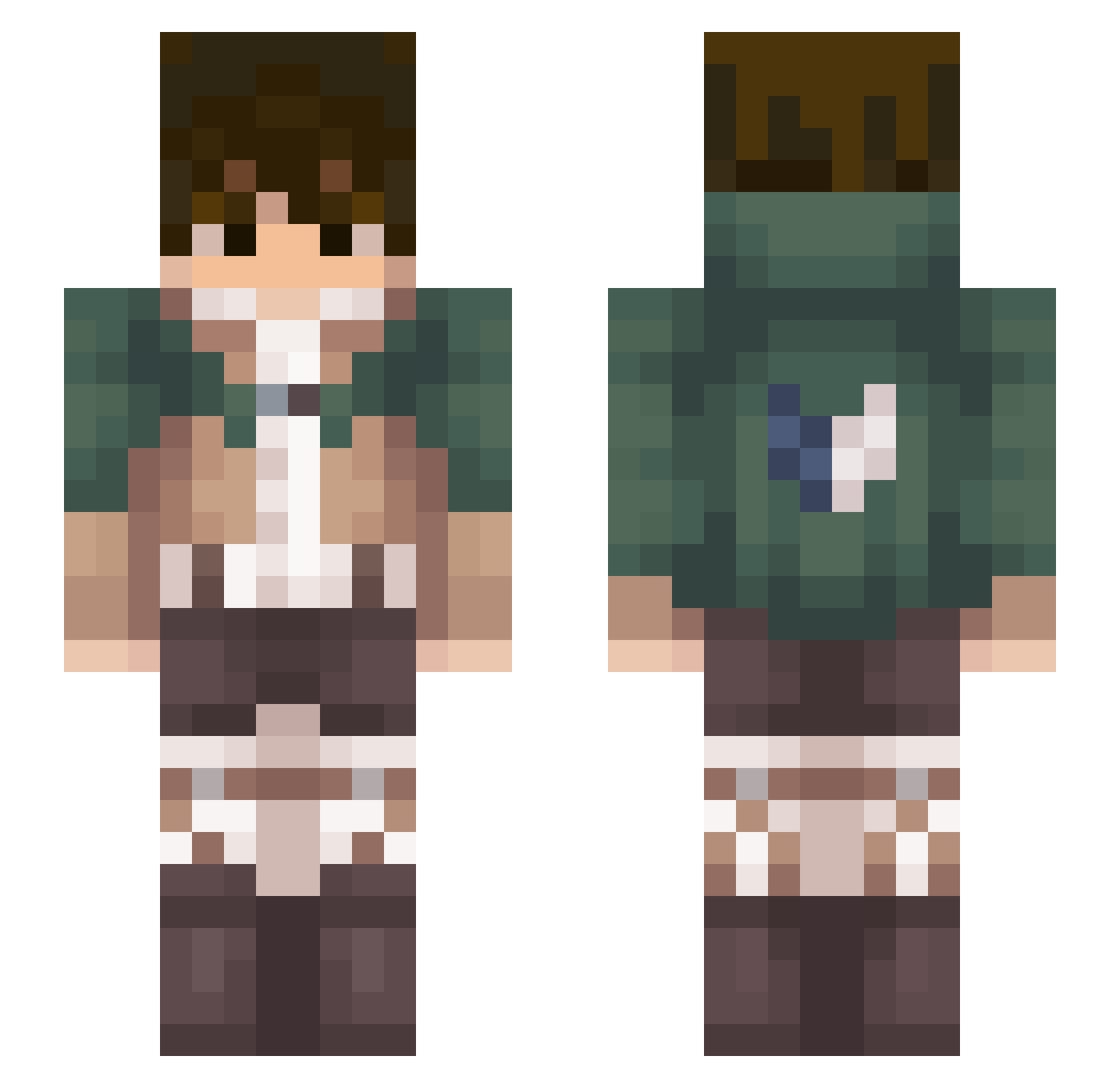 __Attilaa__ Minecraft skin, front and back view