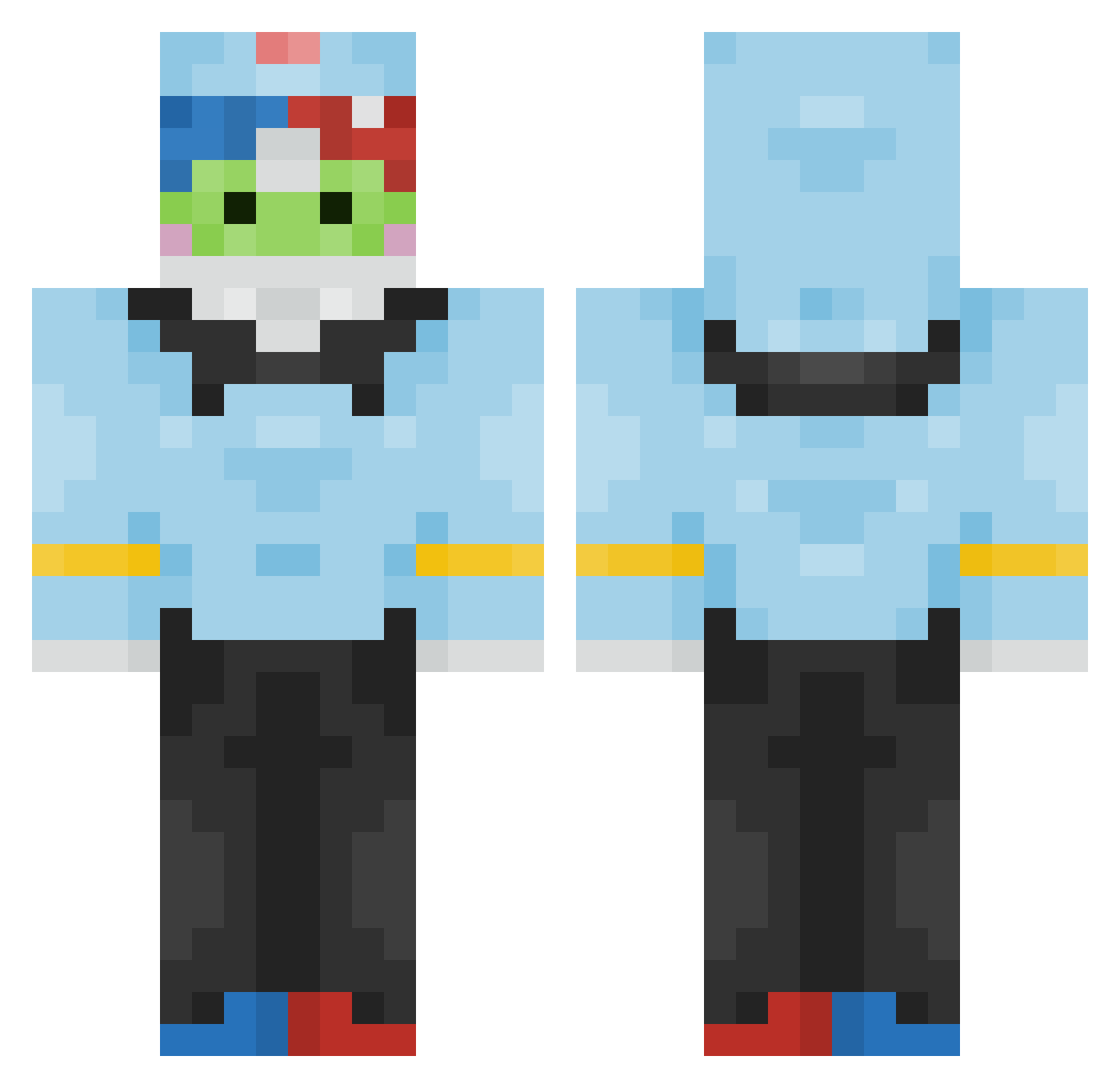 lawof_sines Minecraft skin, front and back view
