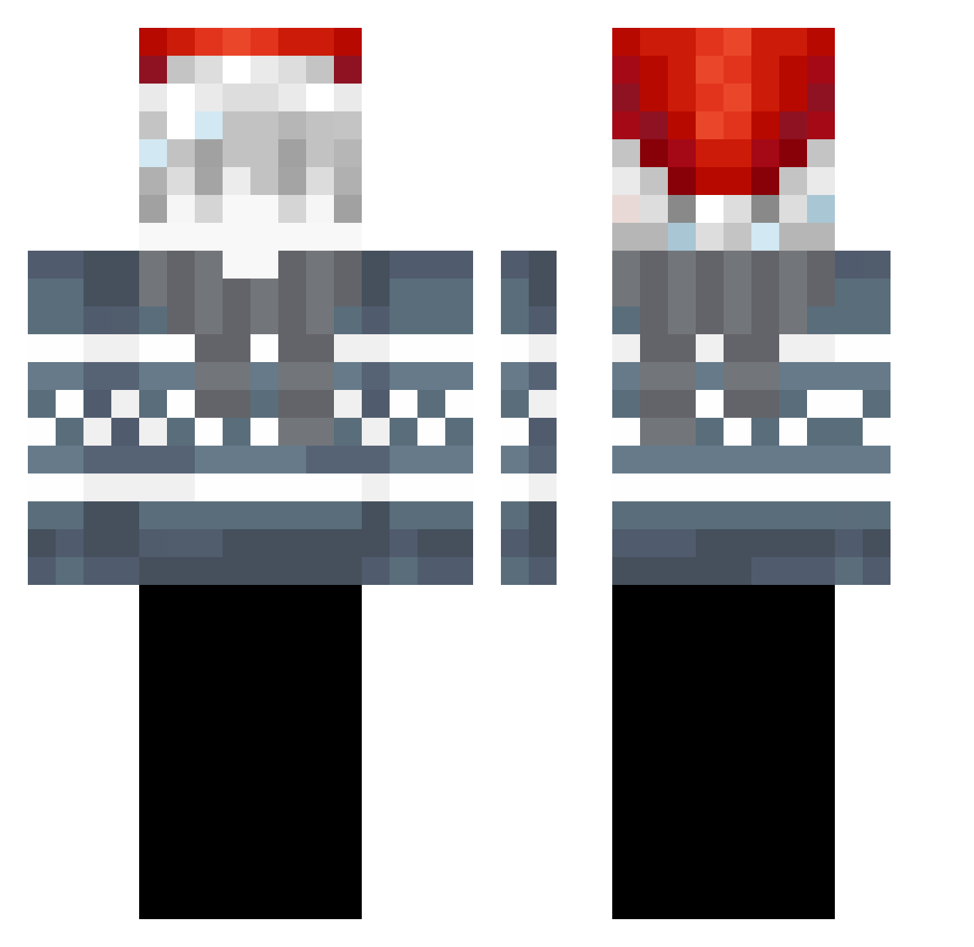 jakupskurczy6yk Minecraft skin, front and back view