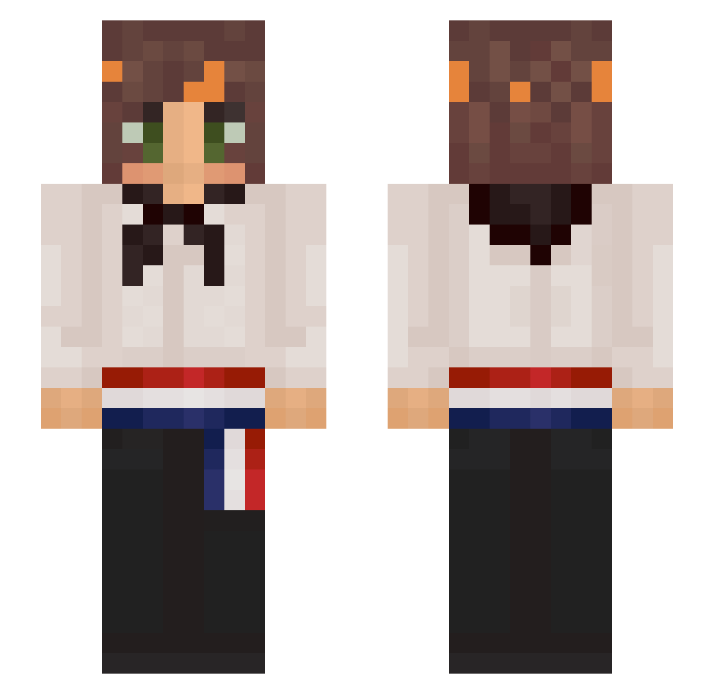 greychuw_ Minecraft skin, front and back view
