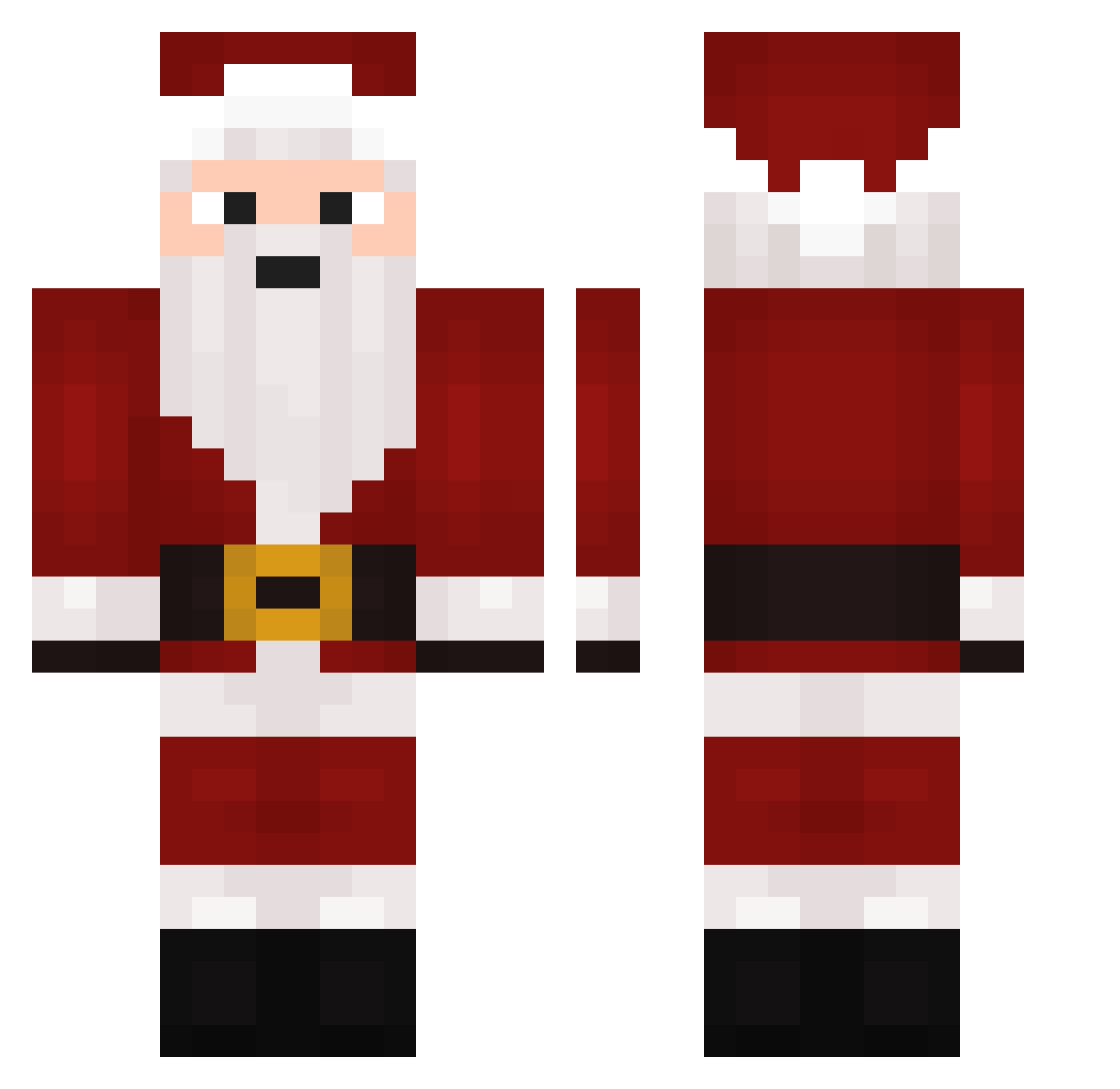 davidbruhxdd Minecraft skin, front and back view