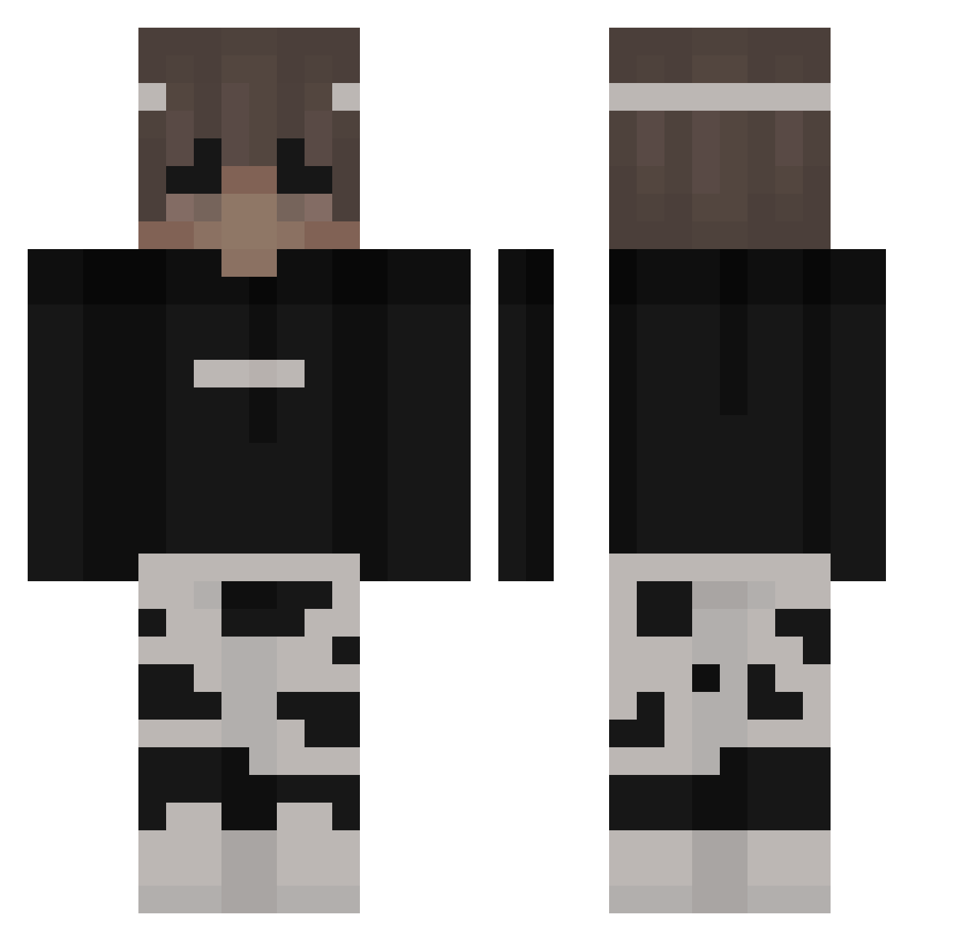 ItsAnyy0ne Minecraft skin, front and back view
