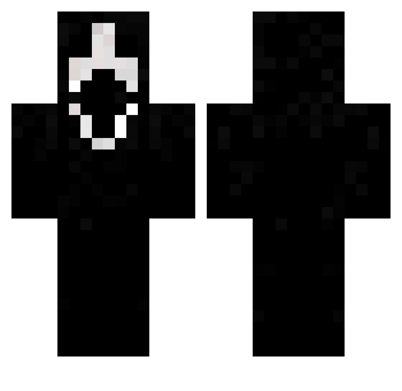 EDMARSUCURI Minecraft skin, front and back view