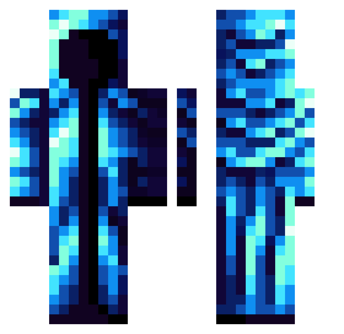 PrimovaDyl96 Minecraft skin, front and back view
