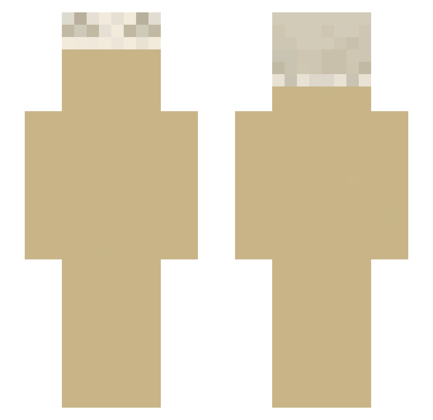 cyrezel Minecraft skin, front and back view