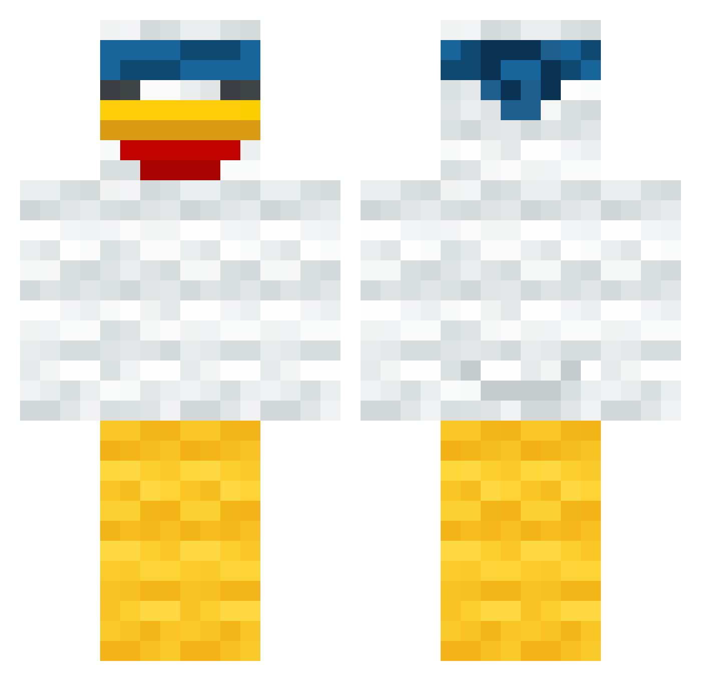 maus7823 Minecraft skin, front and back view