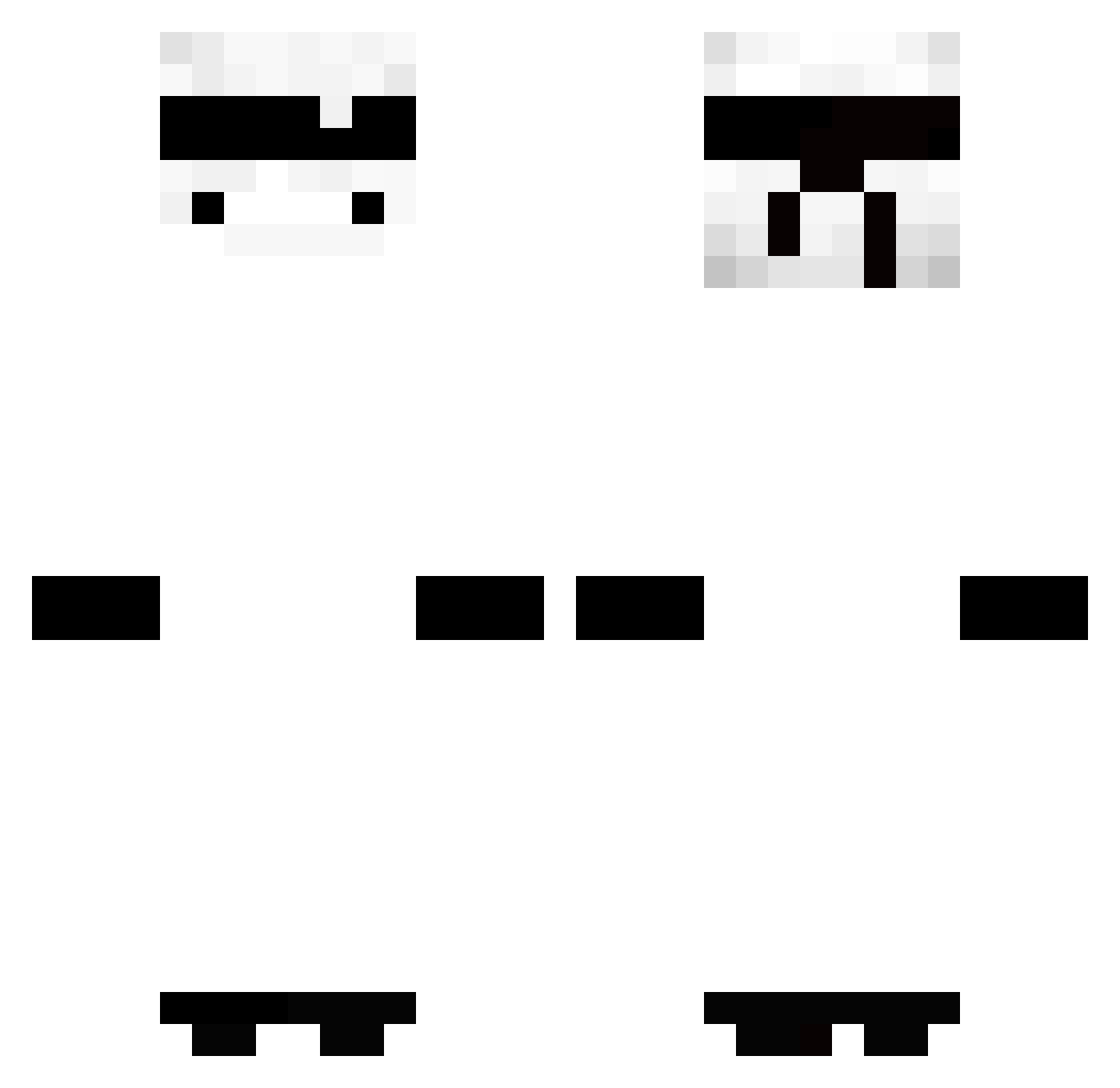 VirosGamerBRBRBR Minecraft skin, front and back view