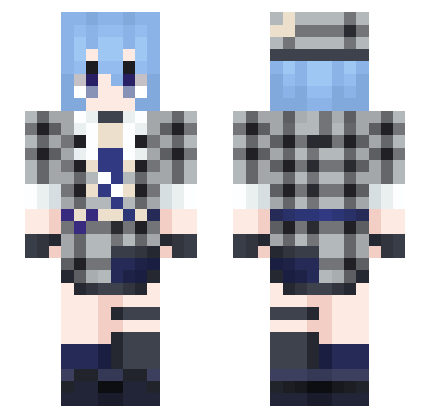 aranyan2 Minecraft skin, front and back view