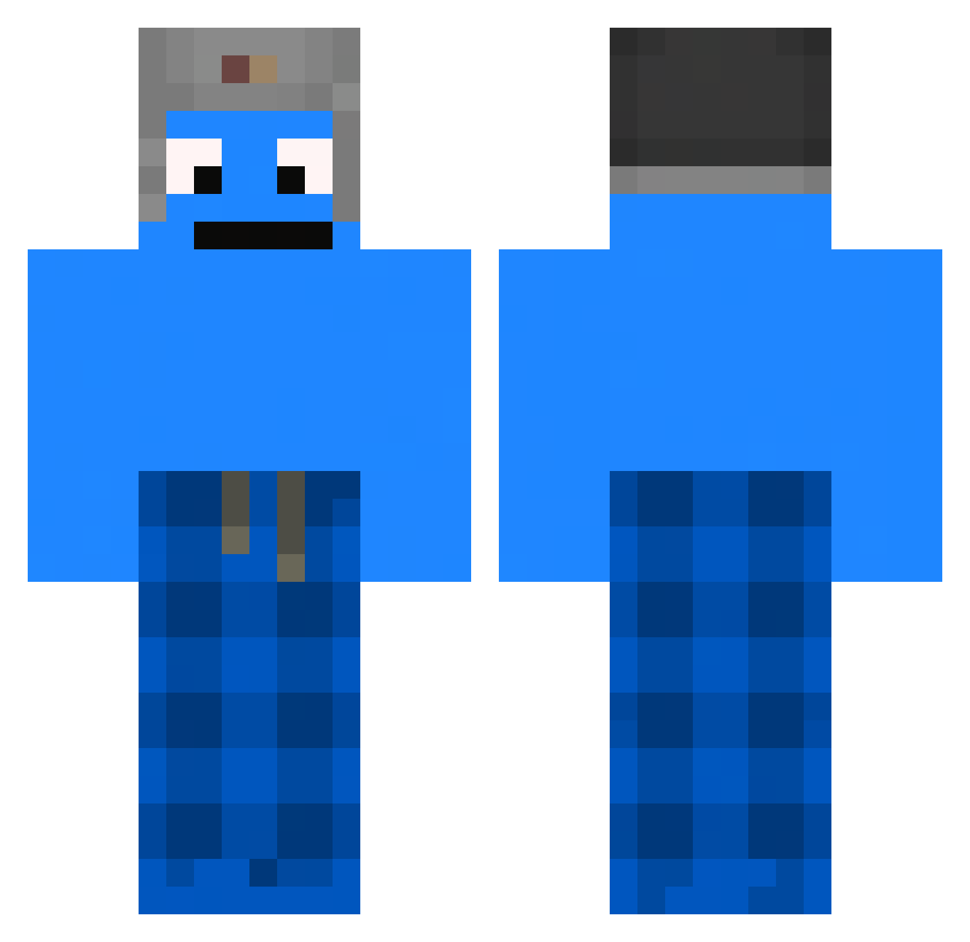 viteku_ Minecraft skin, front and back view