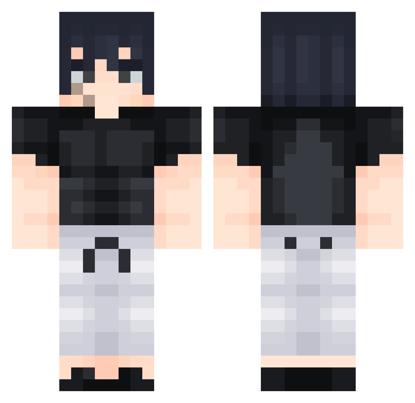 IMGOODPERSON Minecraft skin, front and back view