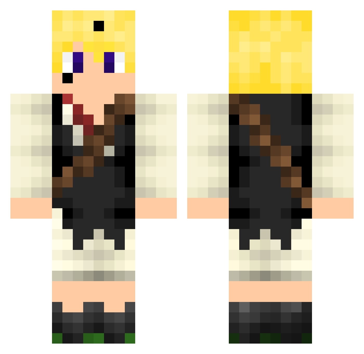 gabriellcss Minecraft skin, front and back view