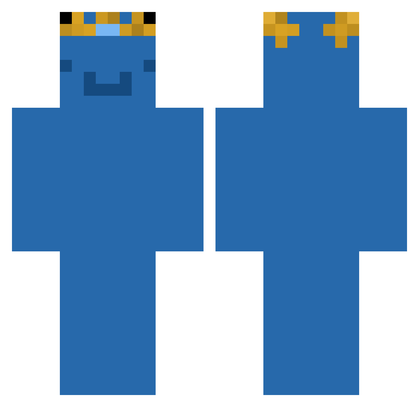 TyT_2110 Minecraft skin, front and back view