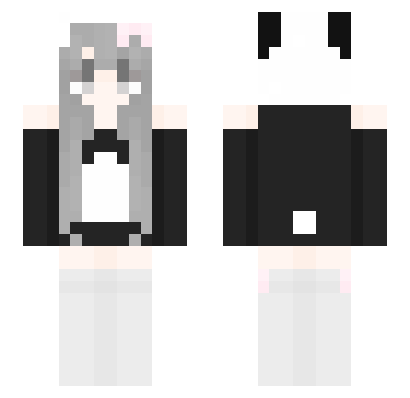 S1lence_11 Minecraft skin, front and back view