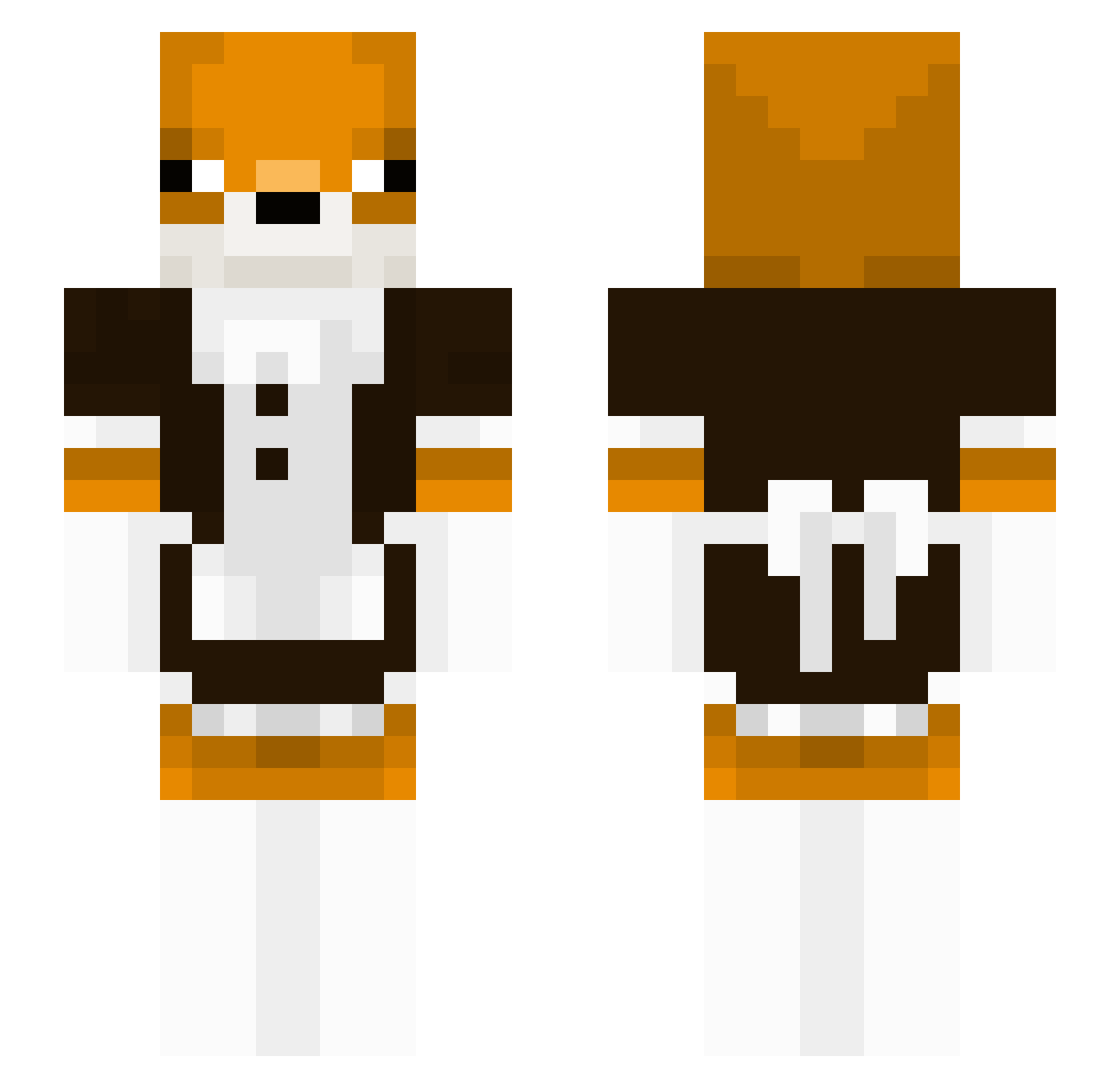 tomskocze Minecraft skin, front and back view