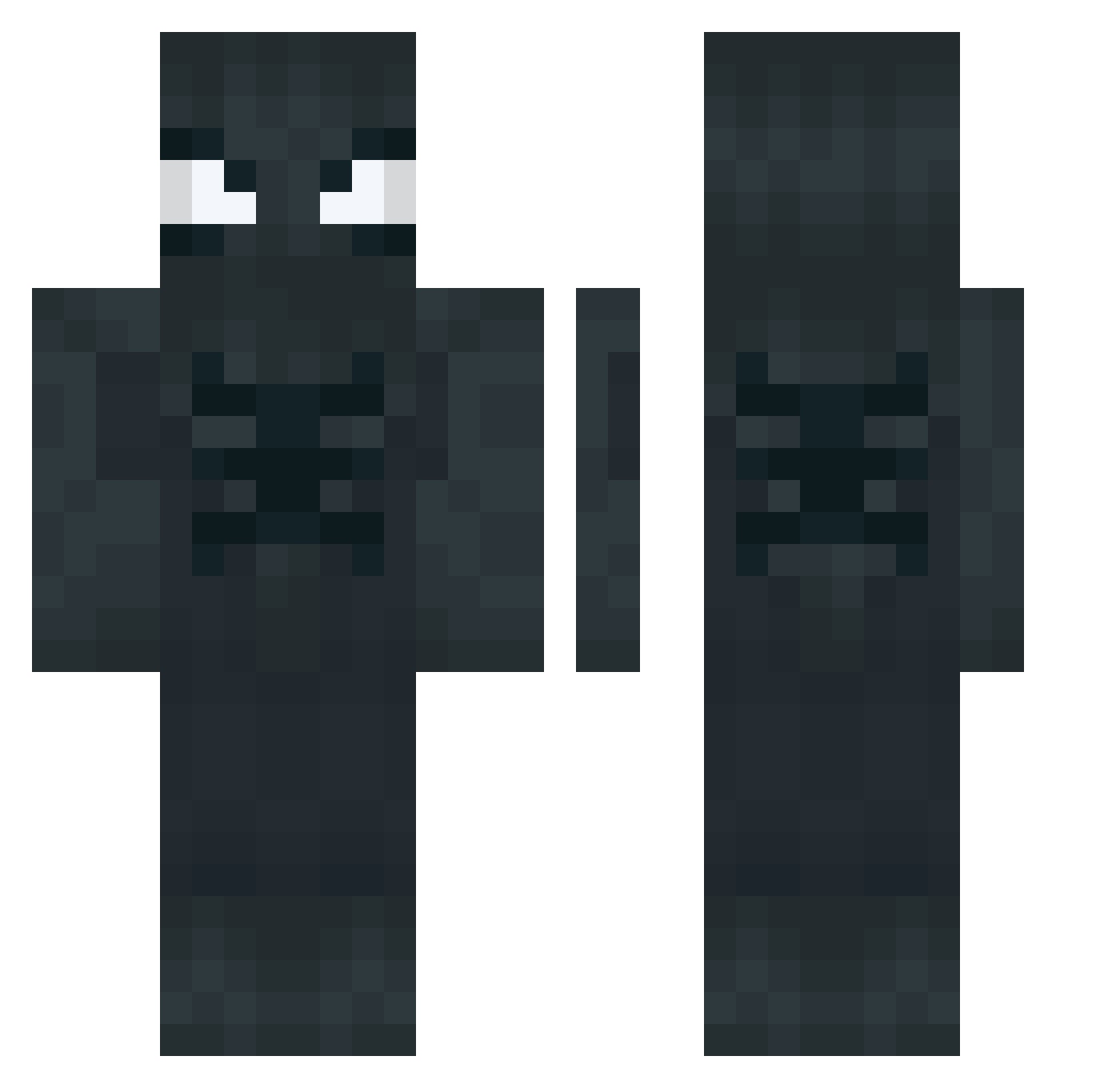 _GMR Minecraft skin, front and back view