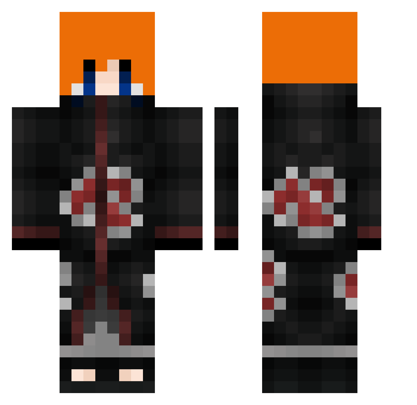 BlagojevicDoktor Minecraft skin, front and back view