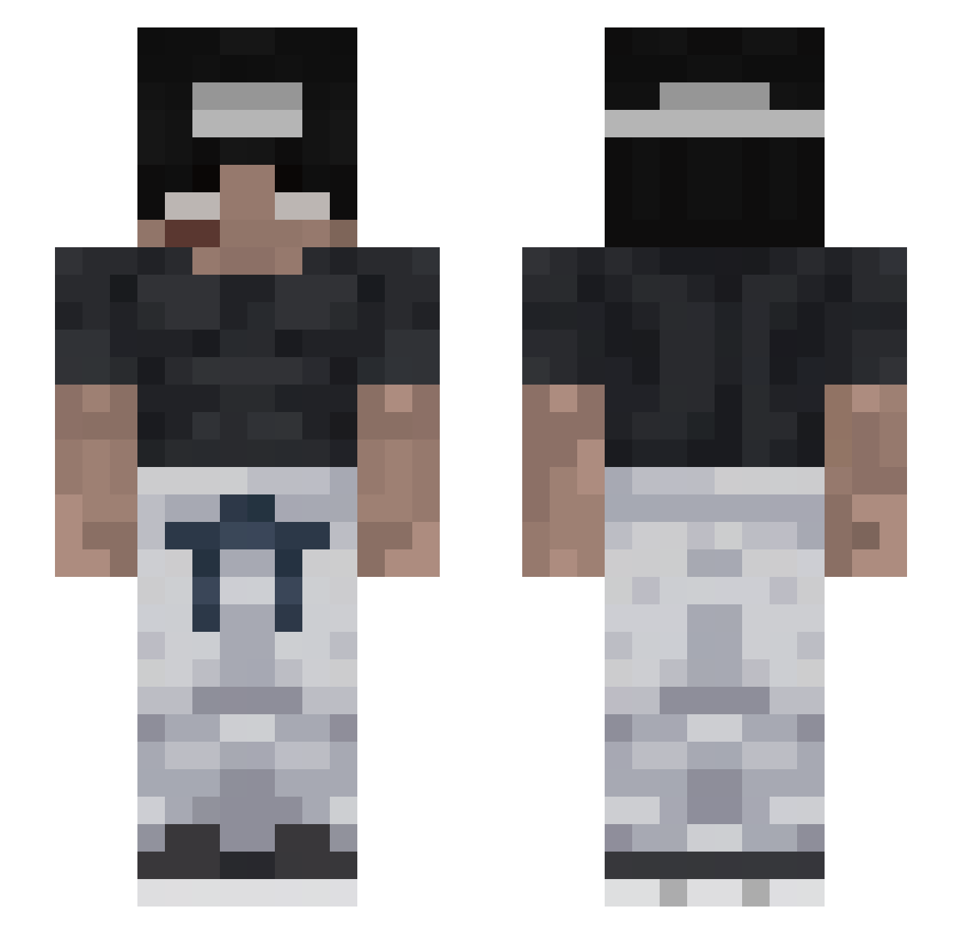 _xpo Minecraft skin, front and back view