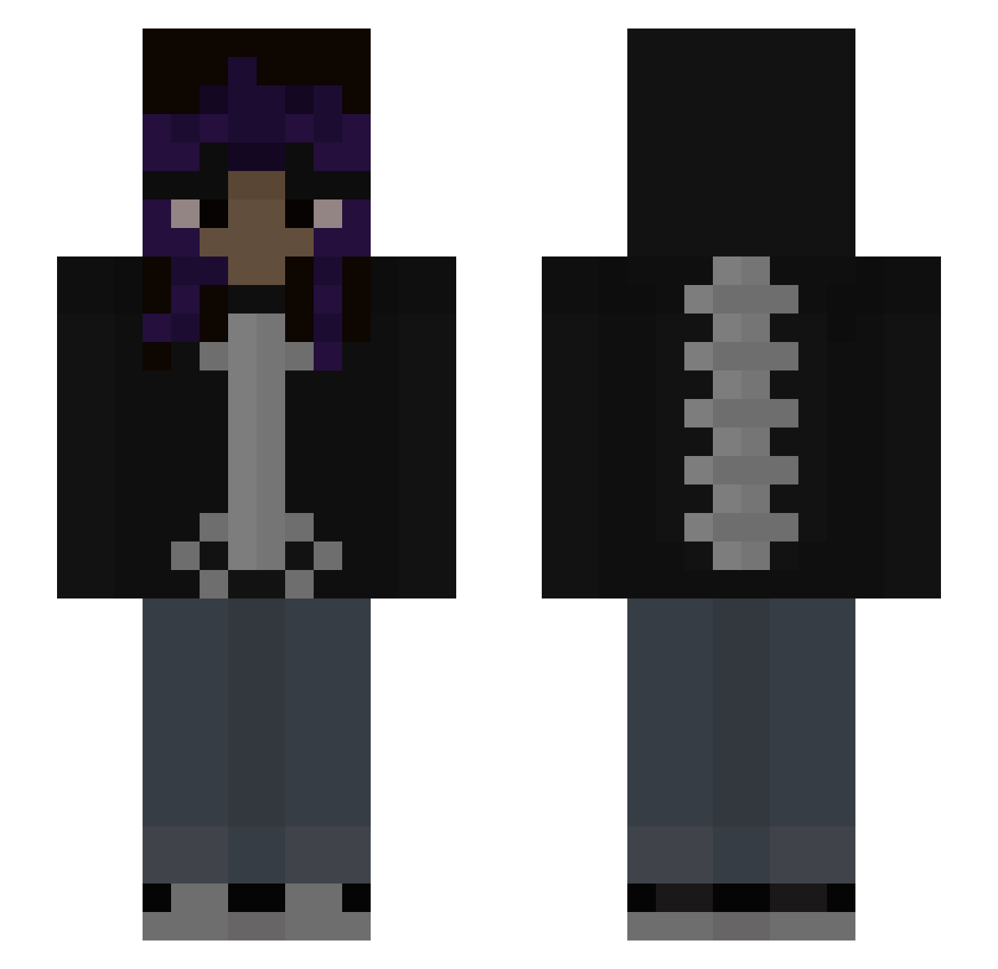 marimari70 Minecraft skin, front and back view