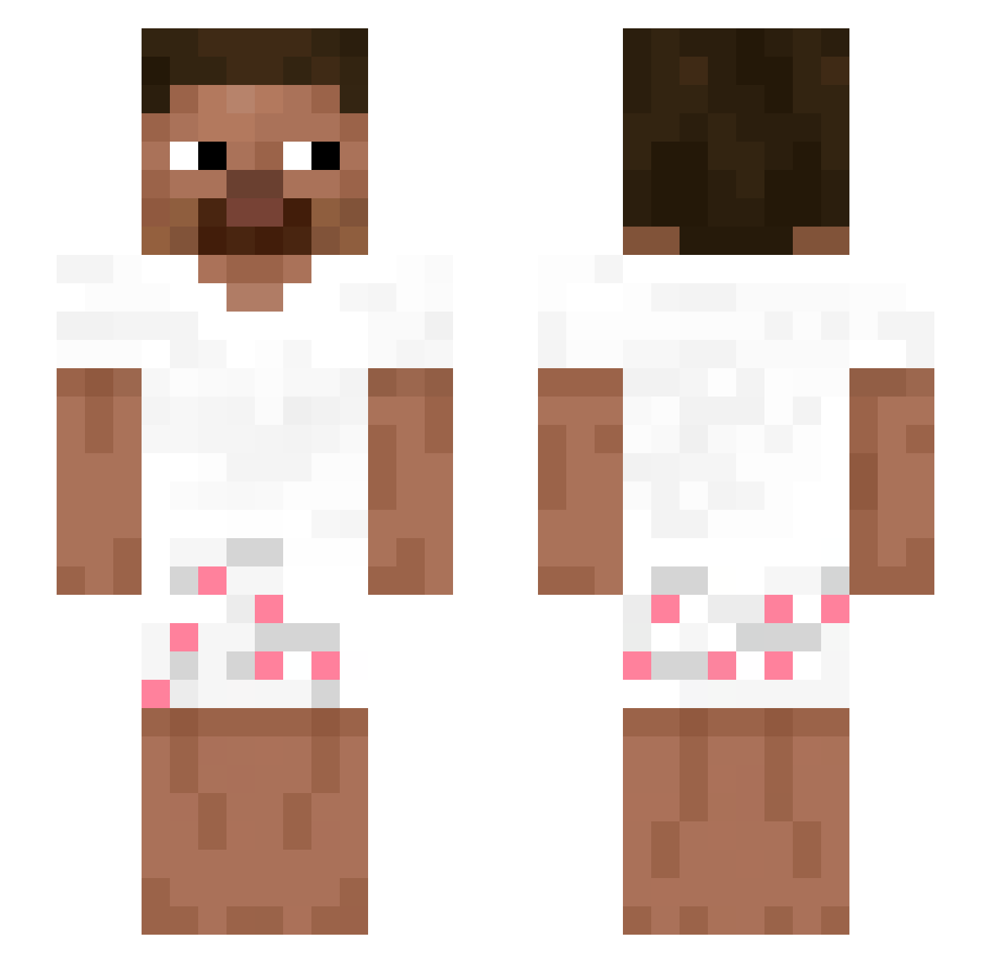 SheepyVictory Minecraft skin, front and back view