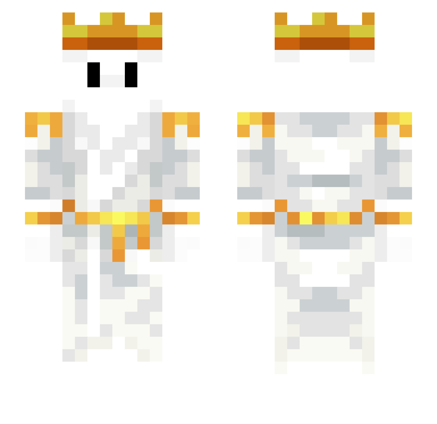 wojtek0203WK99 Minecraft skin, front and back view