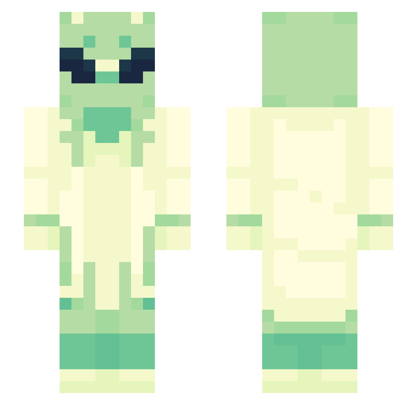 LuccasSilvaM Minecraft skin, front and back view