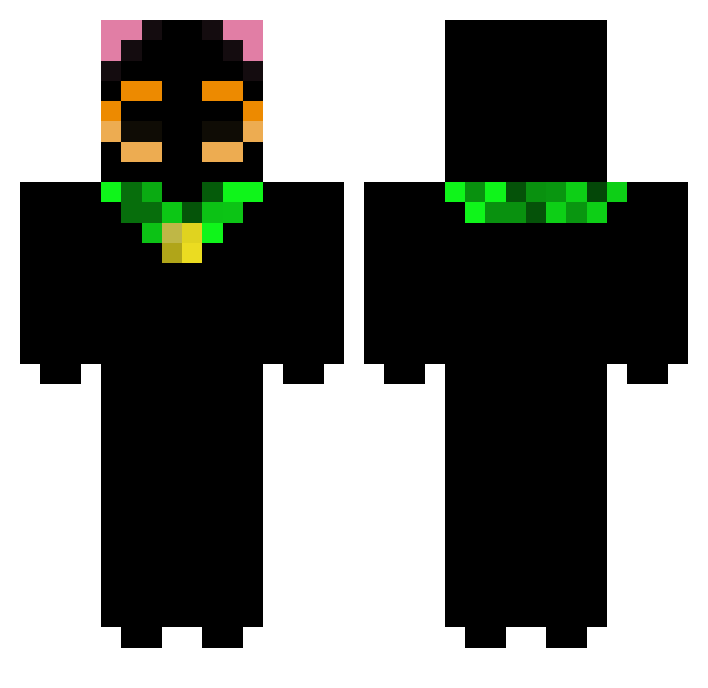 Osski2026 Minecraft skin, front and back view