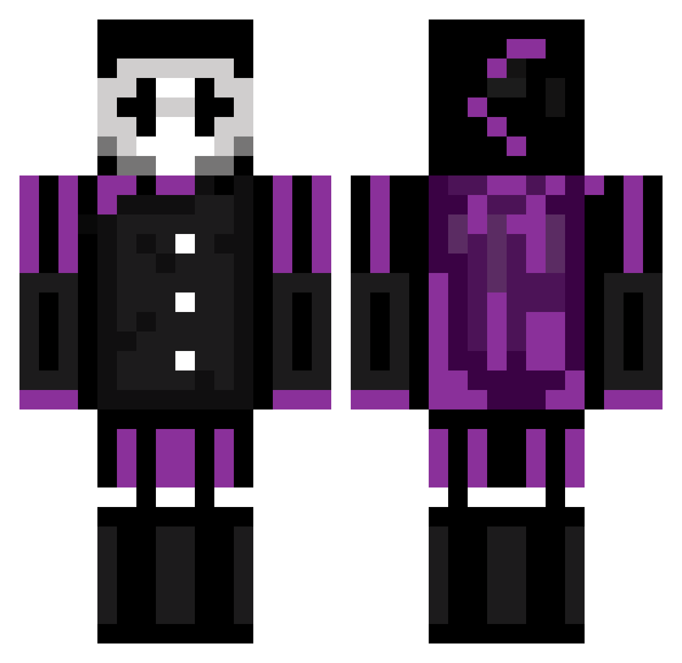 lol_lev Minecraft skin, front and back view