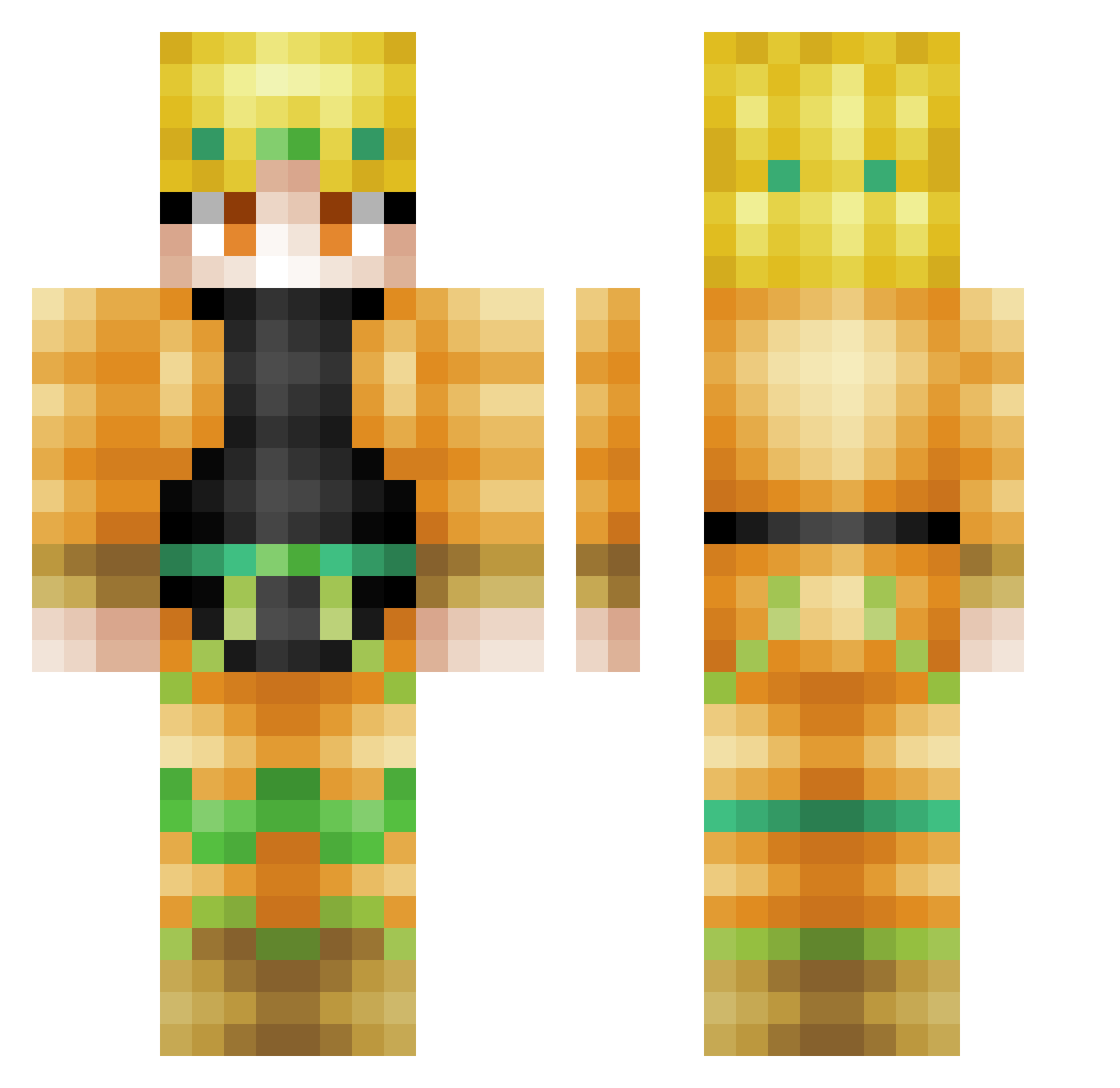 _NoahNoah_ Minecraft skin, front and back view