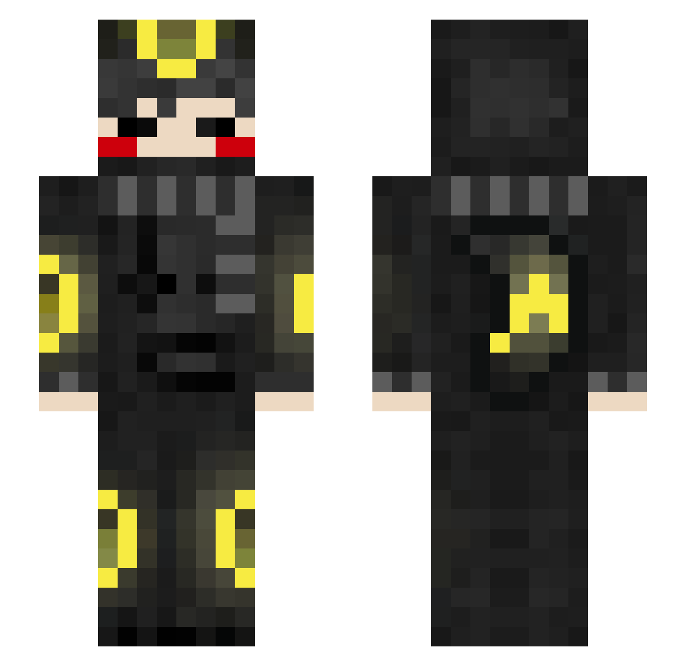 d4sh___ Minecraft skin, front and back view