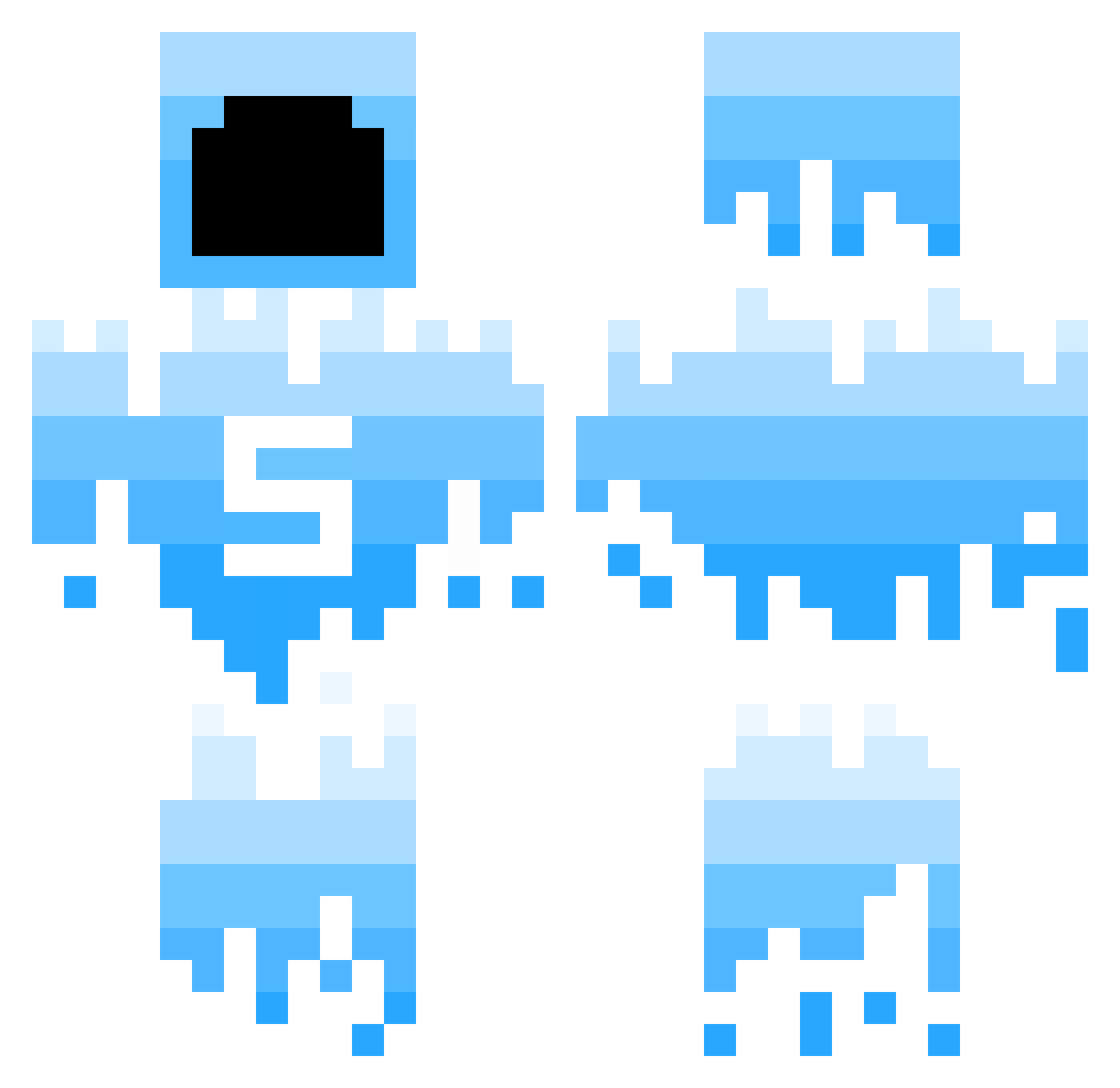 Timiboo_Heslo Minecraft skin, front and back view