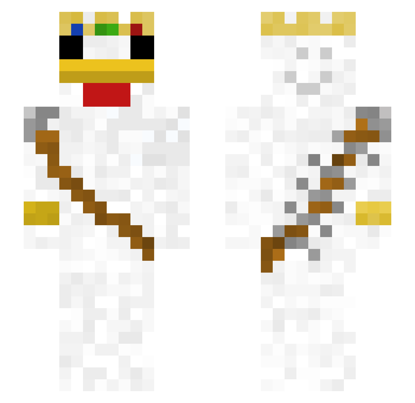 Super_Guy16 Minecraft skin, front and back view