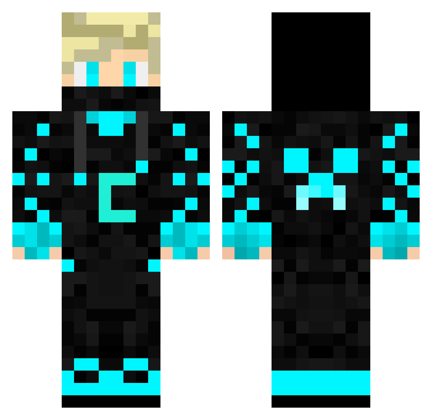 antetty103 Minecraft skin, front and back view
