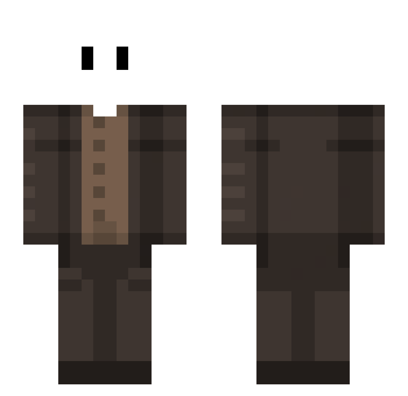 Idknow_Psh Minecraft skin, front and back view