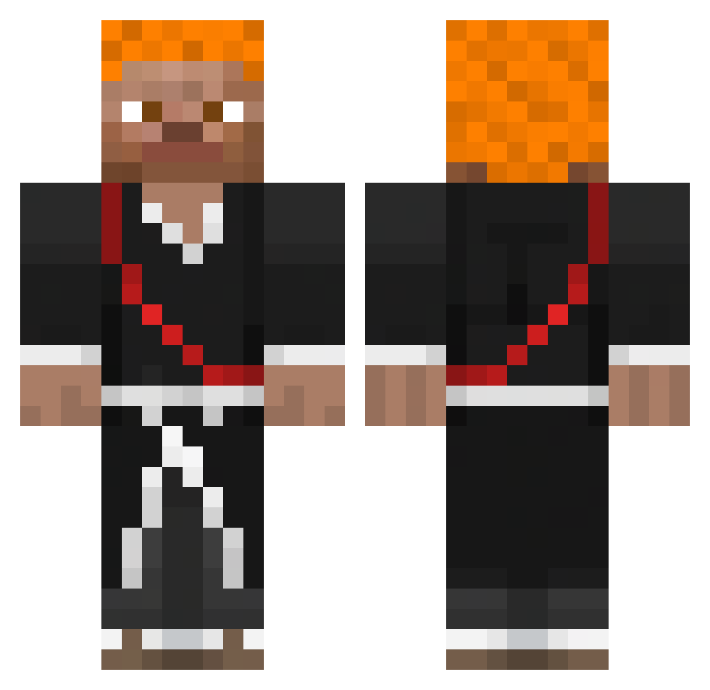 yuminn0510 Minecraft skin, front and back view