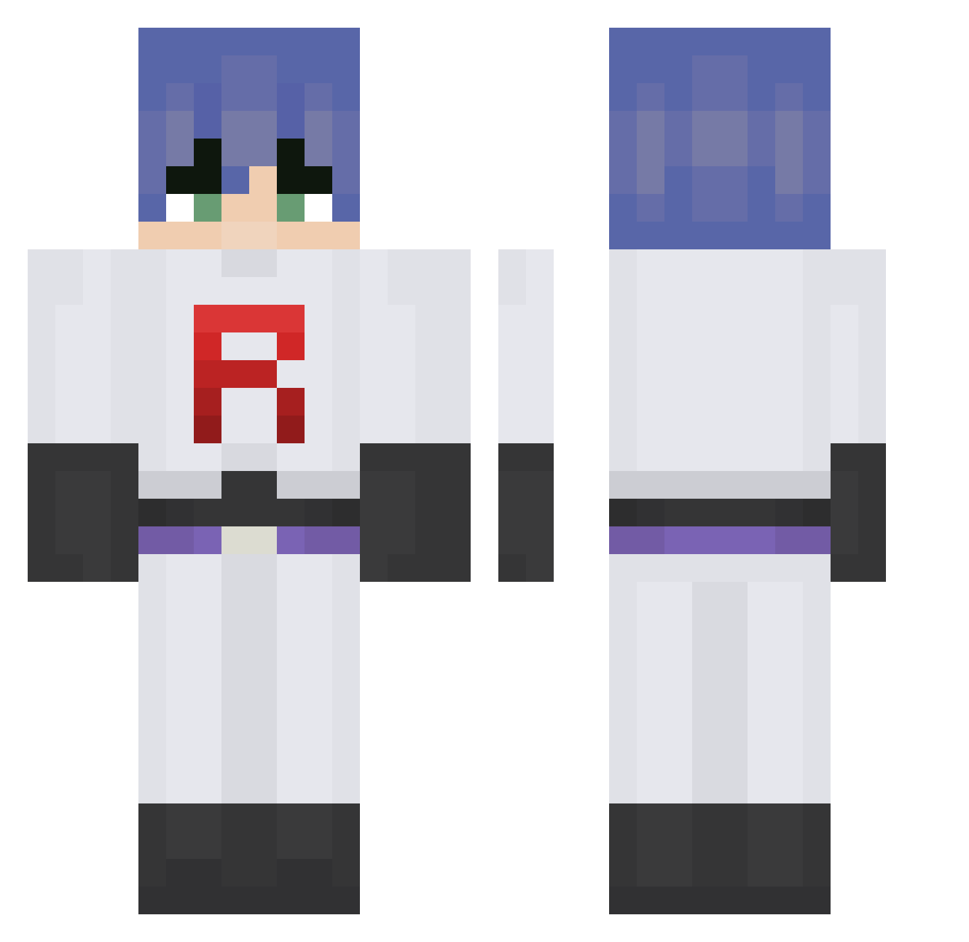 Michel_Martens Minecraft skin, front and back view