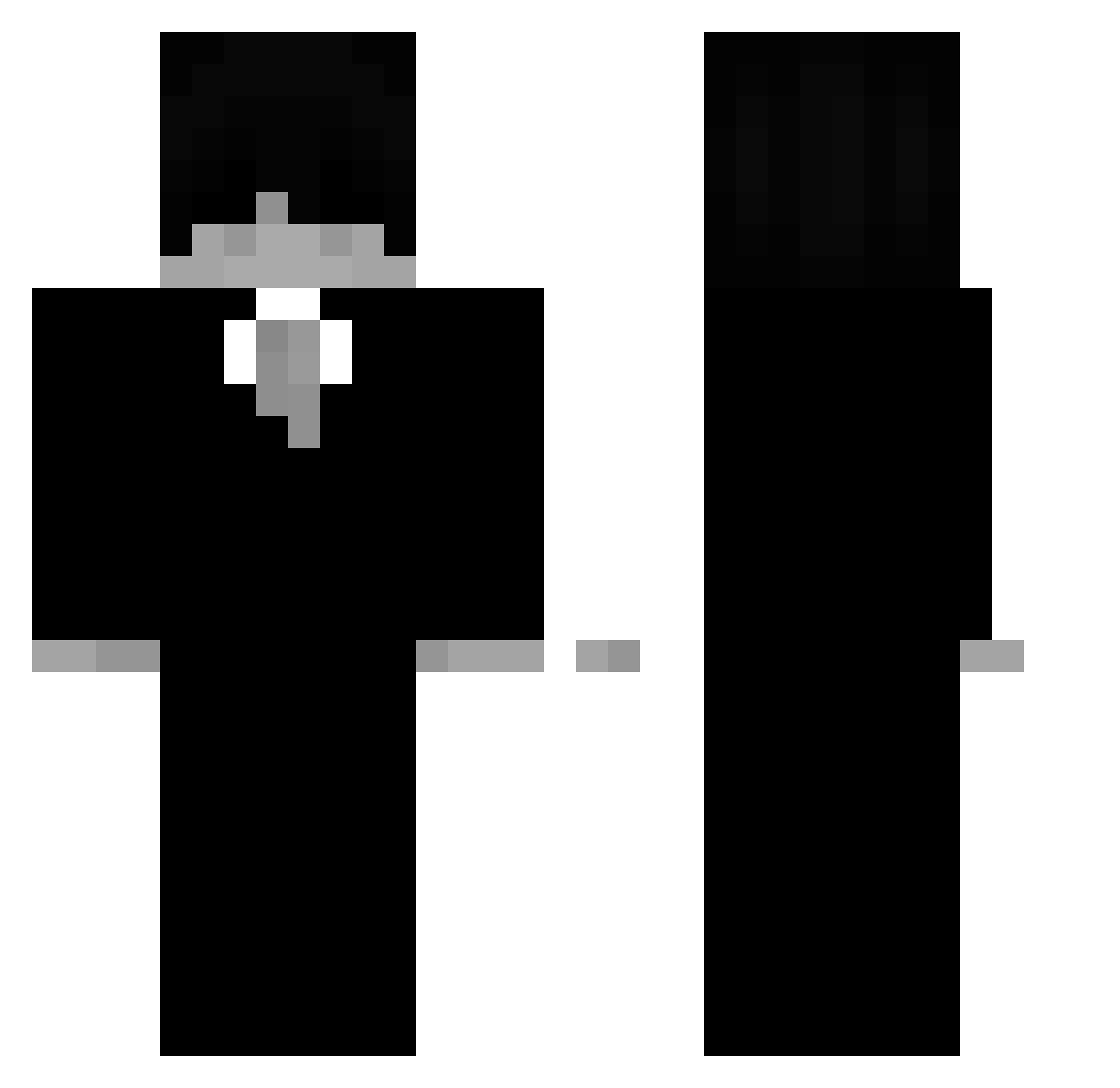 DOOBBY_GG Minecraft skin, front and back view