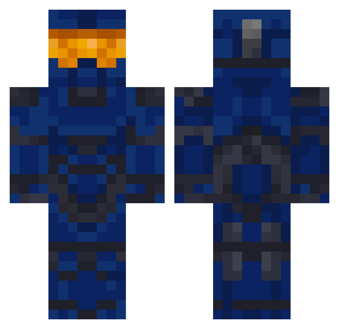 CanWeHug Minecraft skin, front and back view