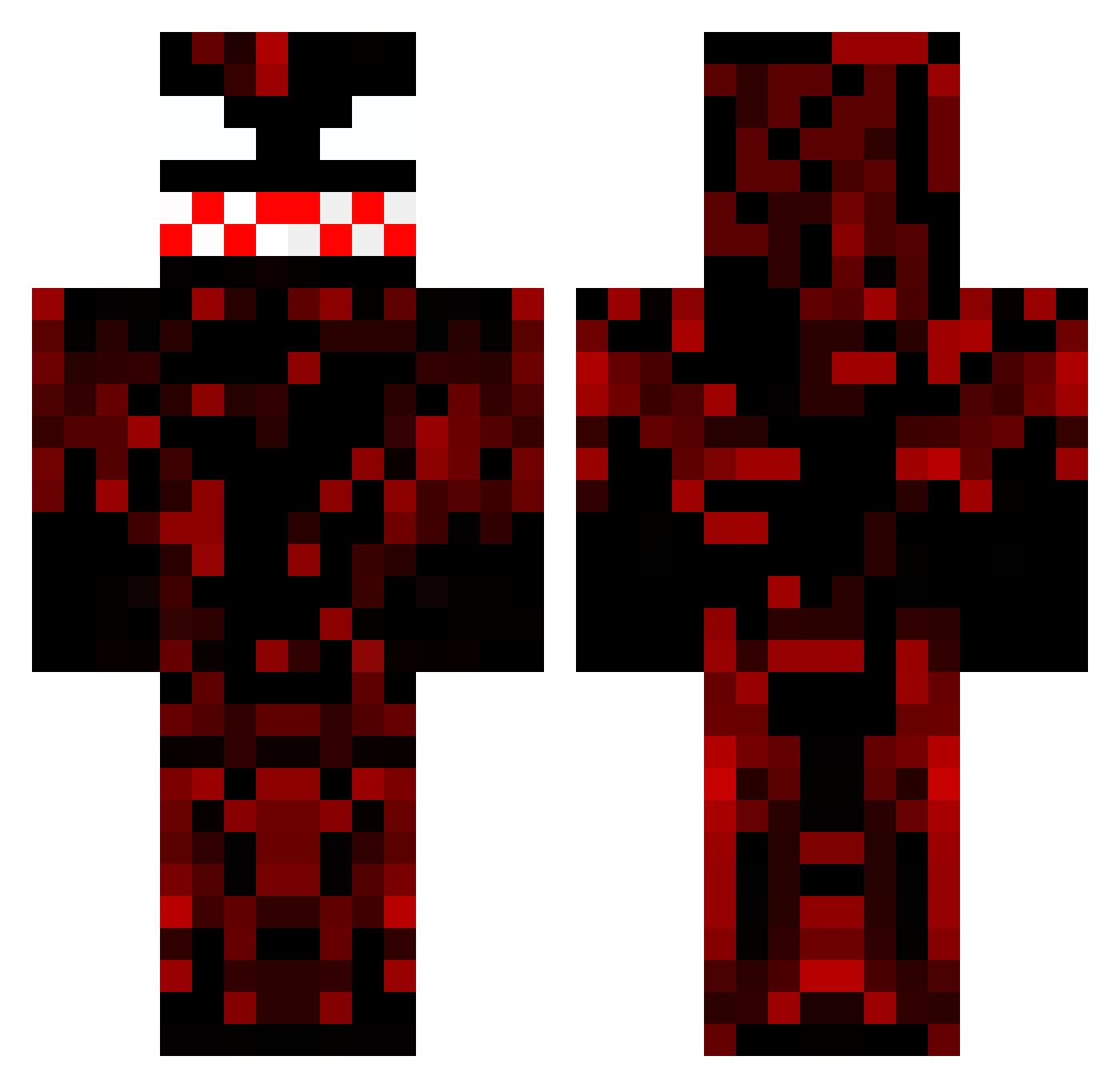 RinaPalenkova Minecraft skin, front and back view