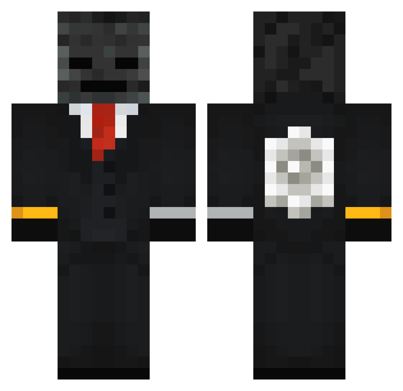 smbrayy Minecraft skin, front and back view