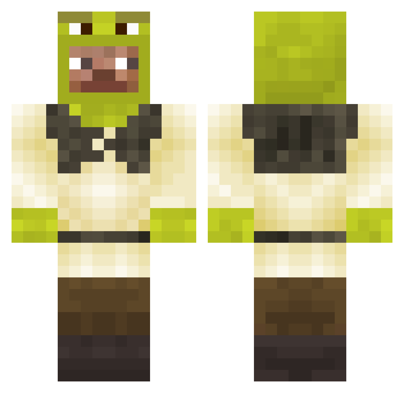 why0_0 Minecraft skin, front and back view
