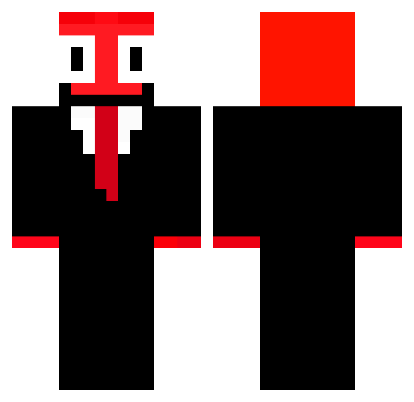 Seal_boi1 Minecraft skin, front and back view