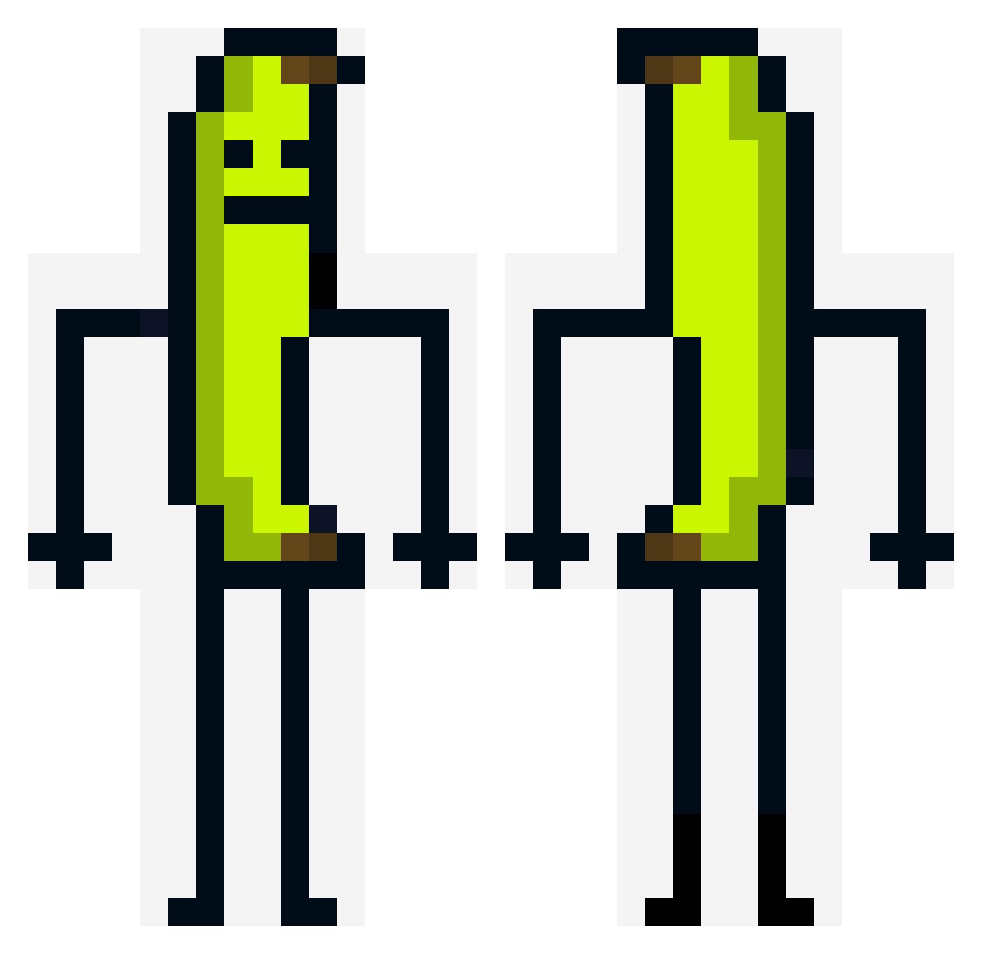 CLASSICVERSION Minecraft skin, front and back view