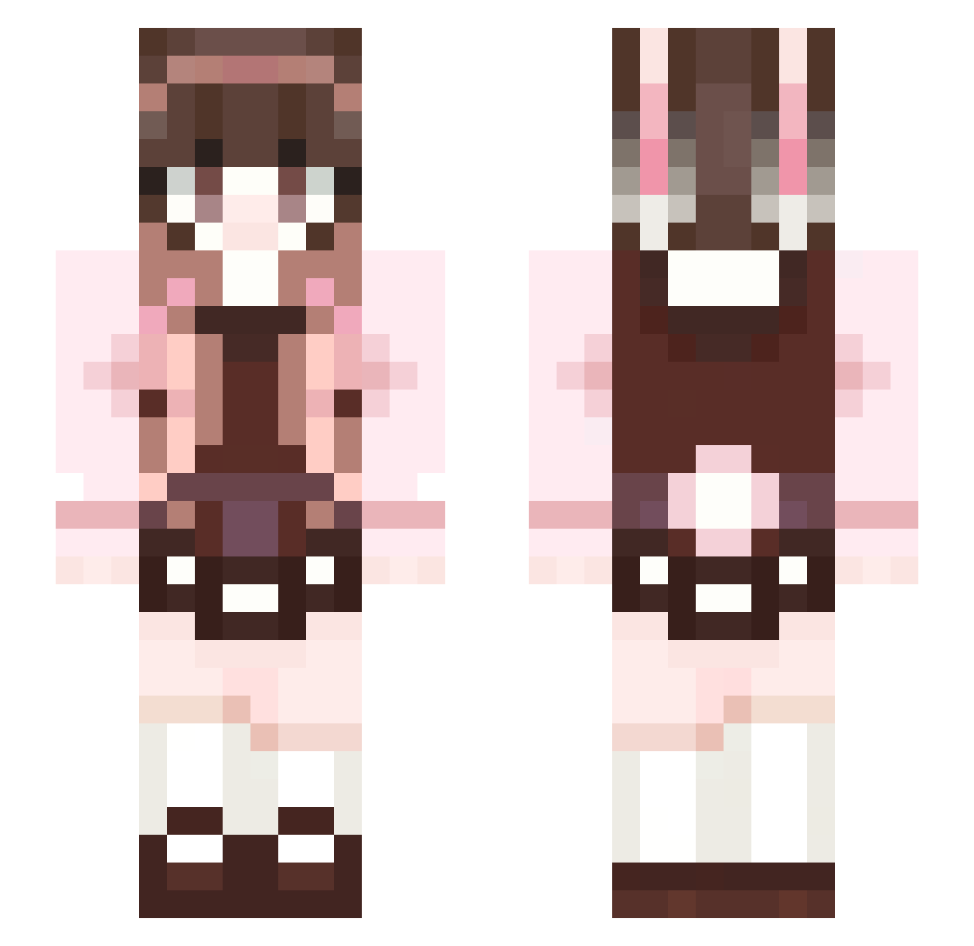 RandomToast6398 Minecraft skin, front and back view