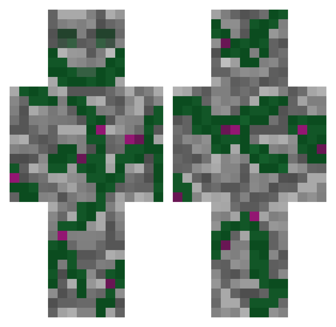 MoletuKaralius01 Minecraft skin, front and back view