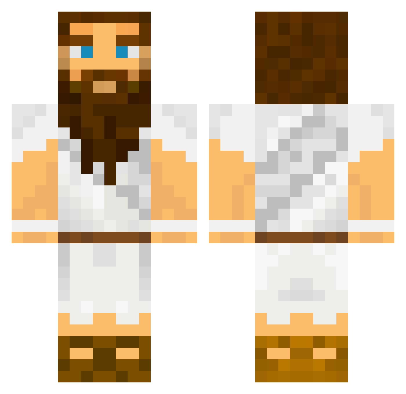 SILINSS Minecraft skin, front and back view