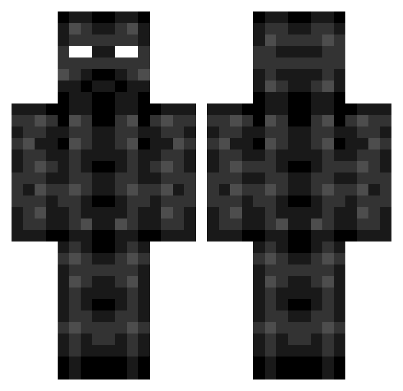 Cole96 Minecraft skin, front and back view