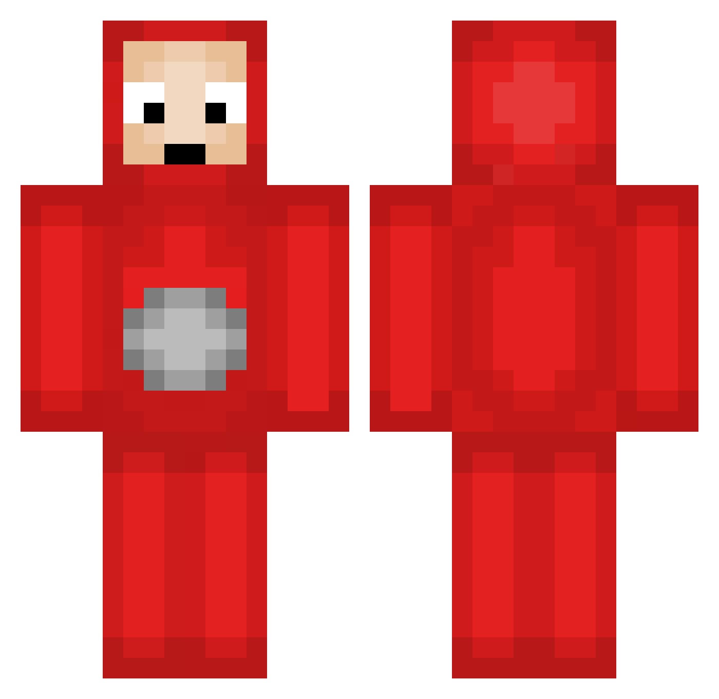 MerryMary_ Minecraft skin, front and back view
