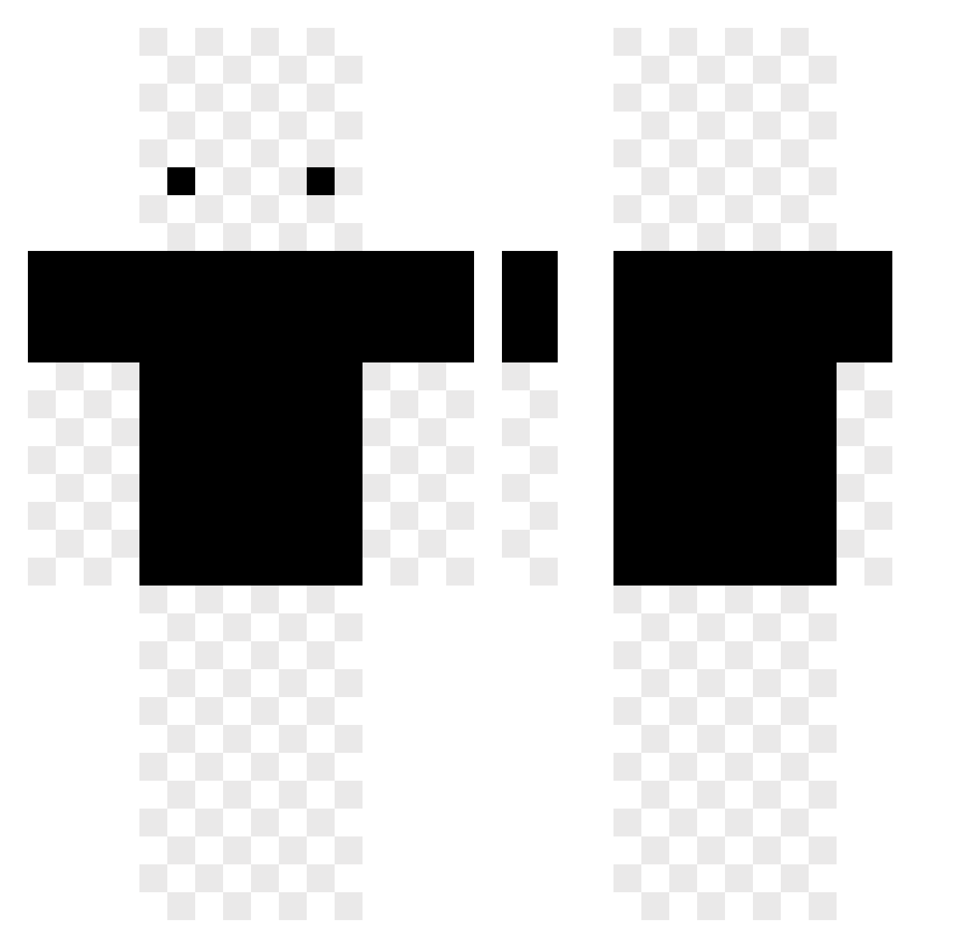 woahtroy Minecraft skin, front and back view