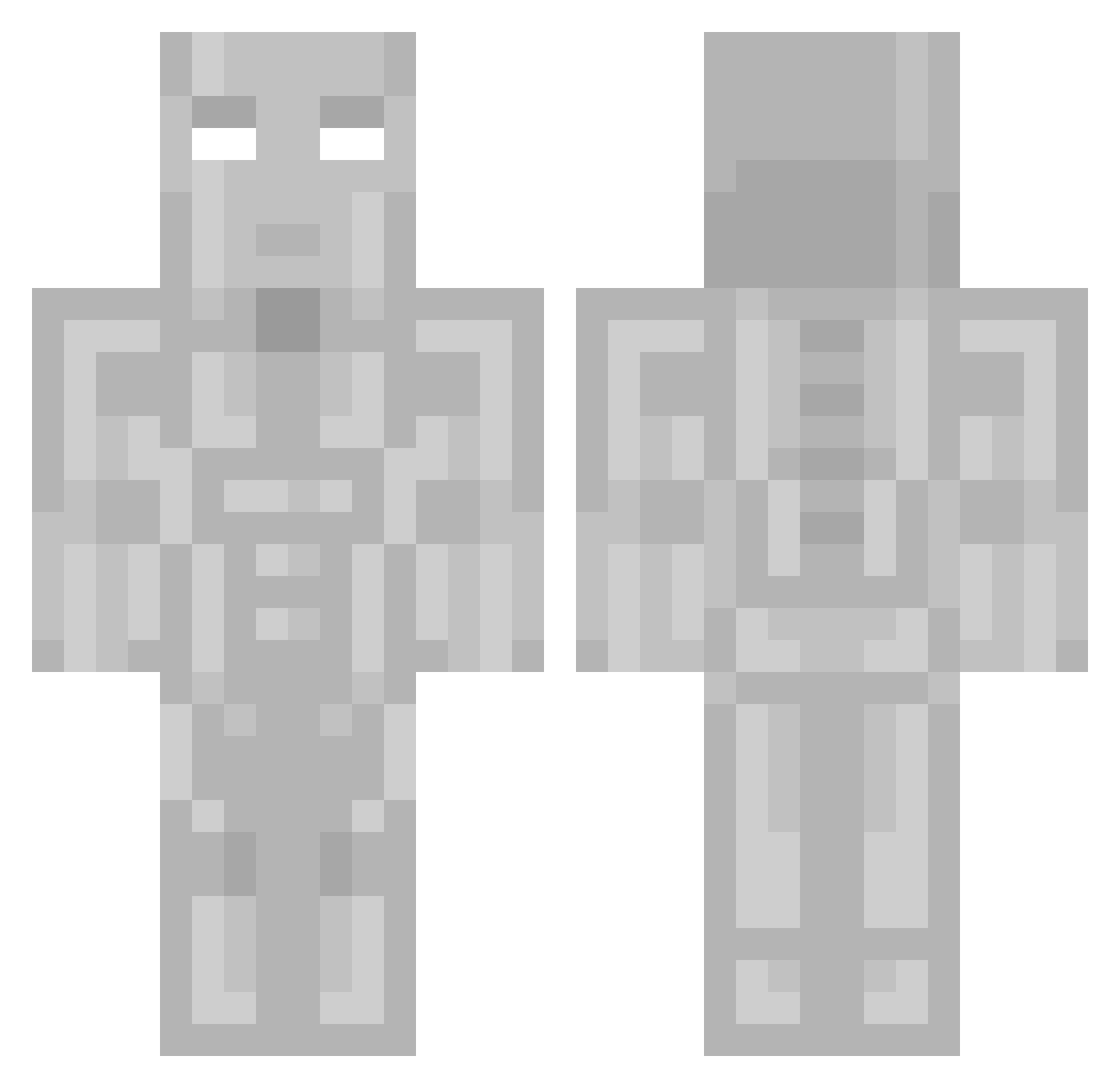 superlion36 Minecraft skin, front and back view